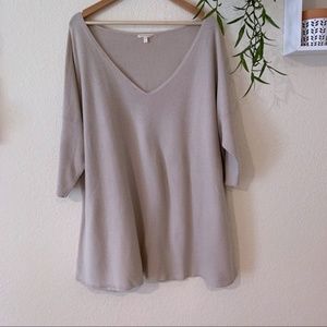 Eileen Fisher oversized cream sweater